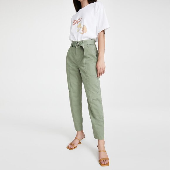 J Brand "Athena" Cargo Pant in Green, size 32. - Picture 1 of 9